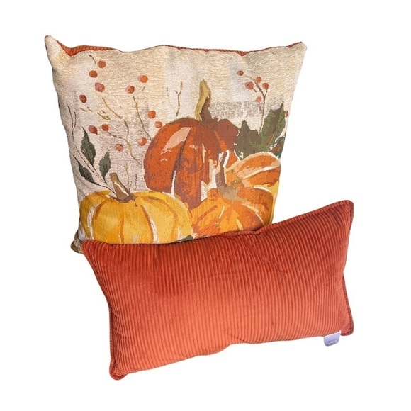 New Fall Decor Harvest Pumpkin Together Throw Pillows Square & Rectangular - Picture 6 of 12